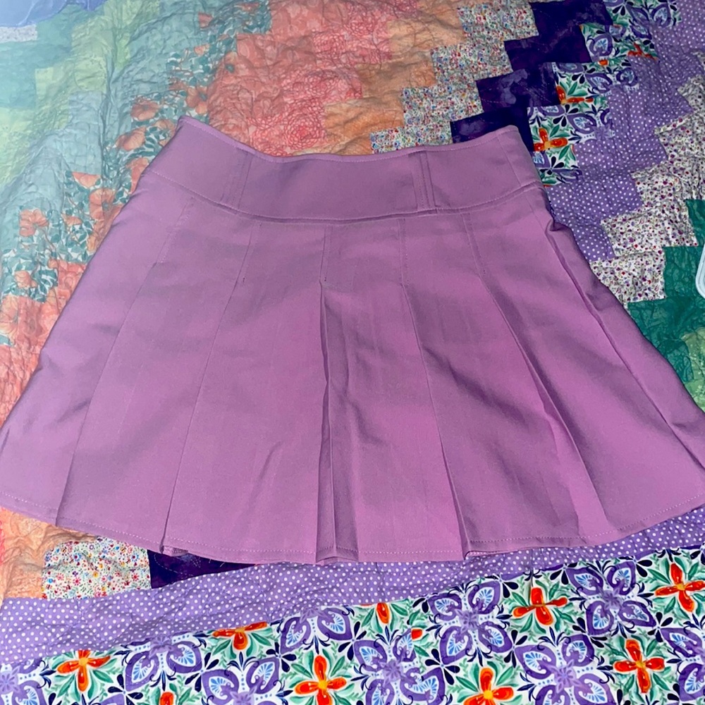 BRAND NEW purple SHEIN mini skirt
